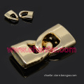 Cheap sale jewelry findings ,leather clasp connector findings